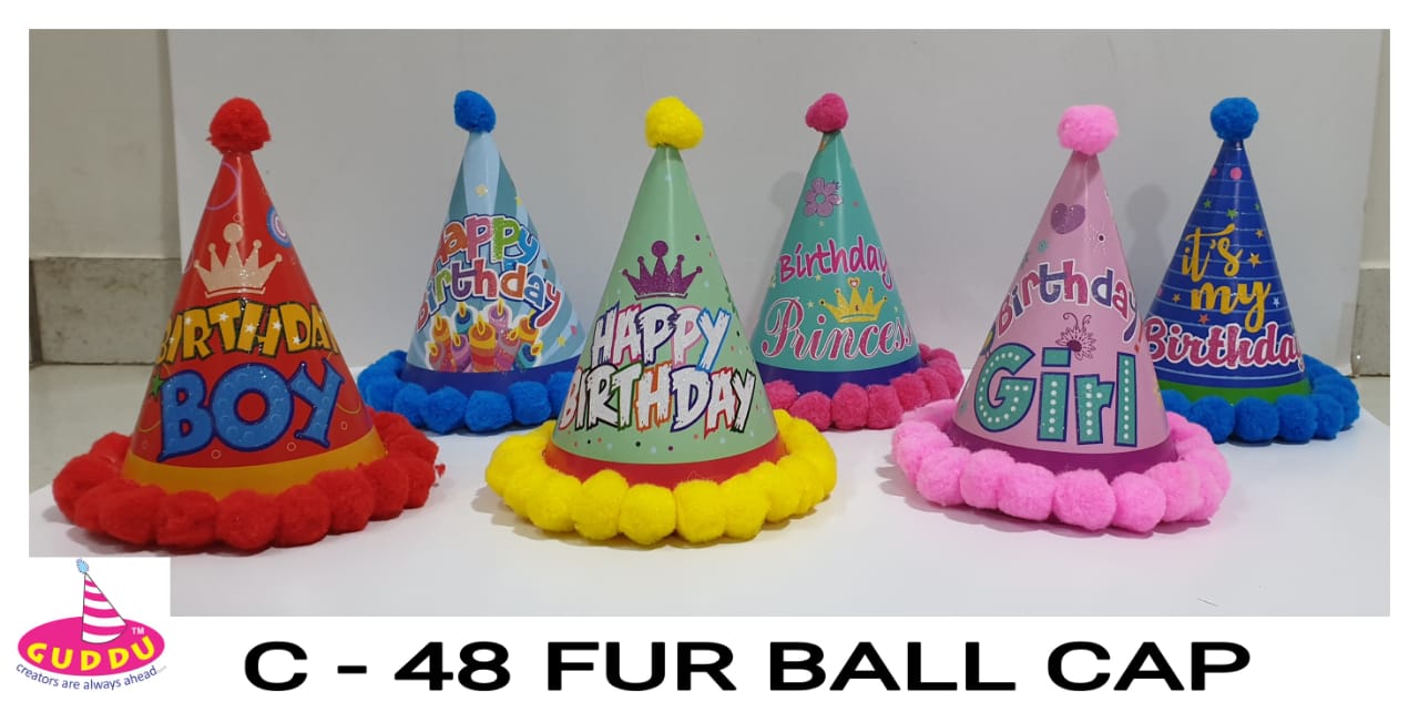 Fur Ball Birthday Cap