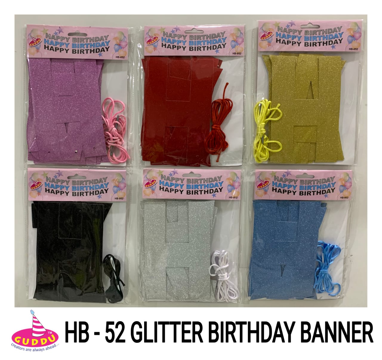 Glitter Birthday Banner